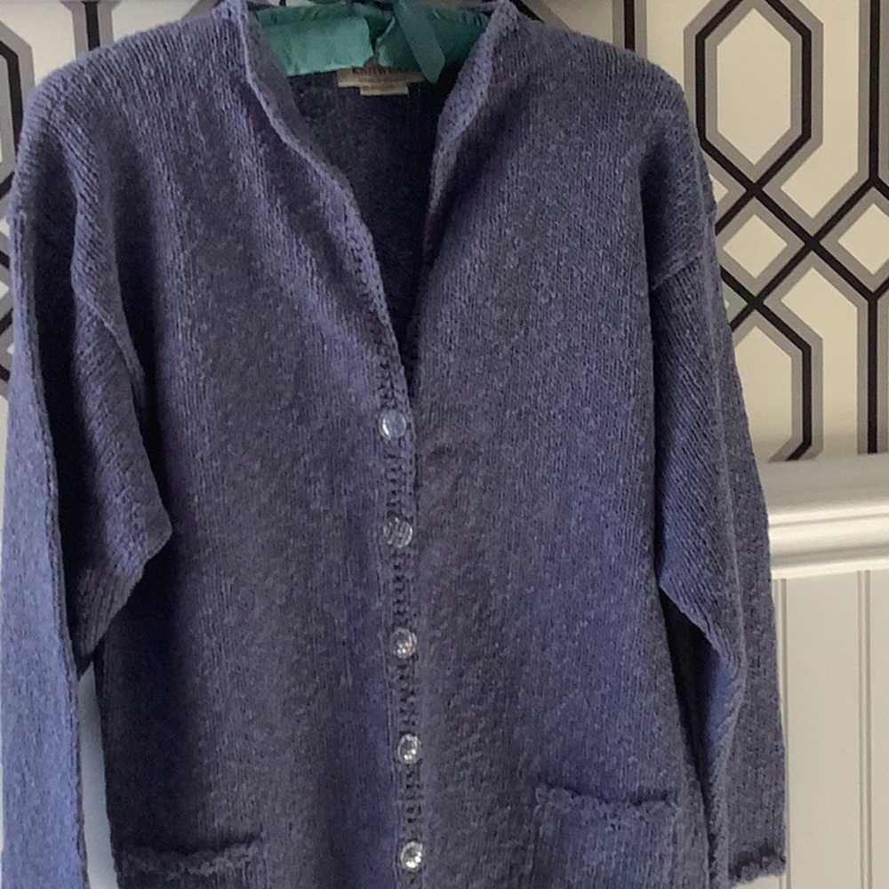 Irish made cardigan sweater